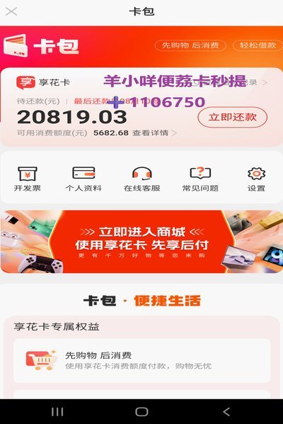 便荔卡包取现额度怎么提前结清