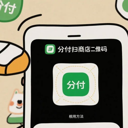 分付要扫哪种二维码才能消费