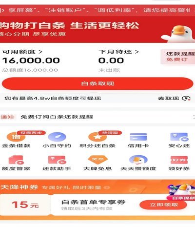 白条取出额度商家 现金还在吗