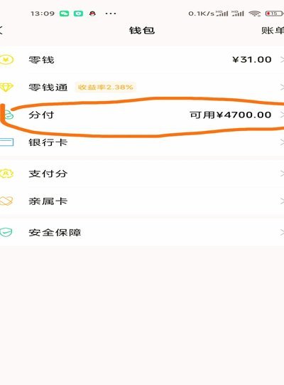 微信里的分付怎么弄出来的